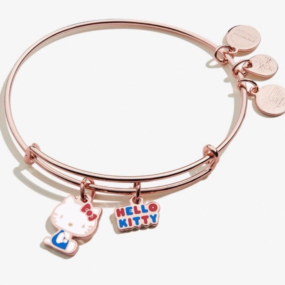 Hello Kitty Rose Gold Bangle Bracelet